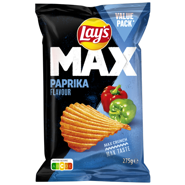Chips Lay's MAX smokey paprika 275g