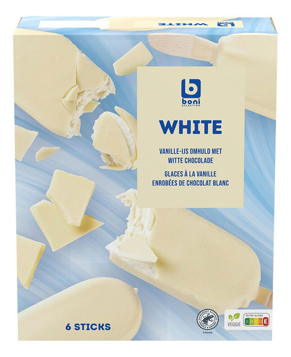 Glace vanille-chocolat blanc 120mlx6