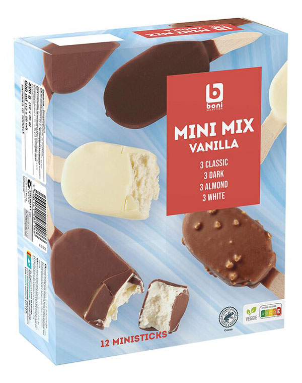 Glace vanille mini mix 50mlx12