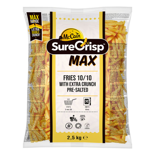Surecrisp frites max 10/10 2,5kg