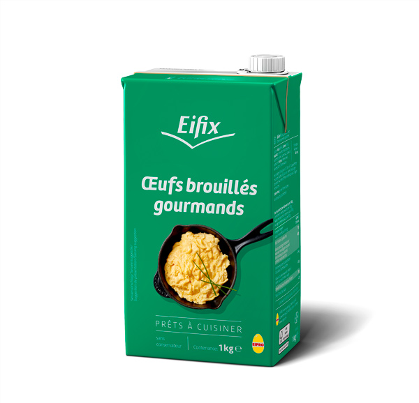 Oeufs brouillés élevage au sol liquide 1L