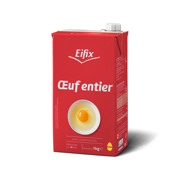 Oeuf entier élevage au sol liquide 1L