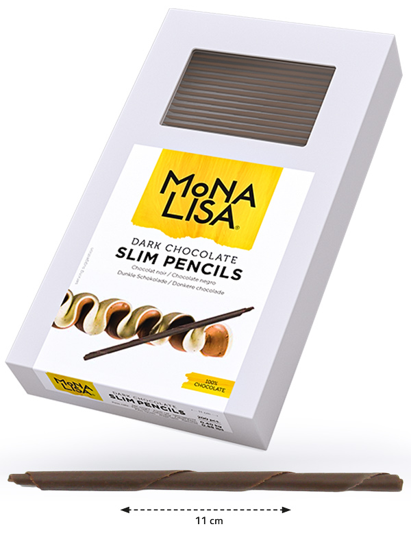 Slim pencils chocolade puur 200st 400g