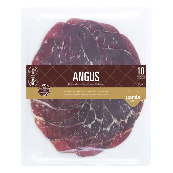 Rundvlees Angus Grand Cru 10 sneetjes 60g