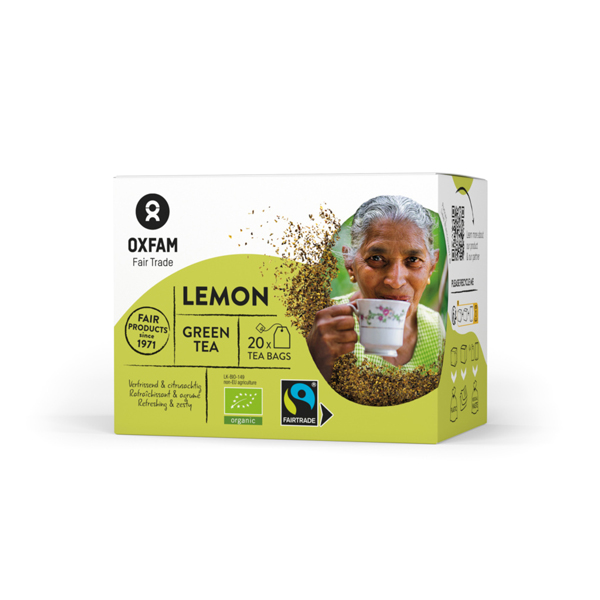 Thé vert citron BIO Fairtrade 20 sachets