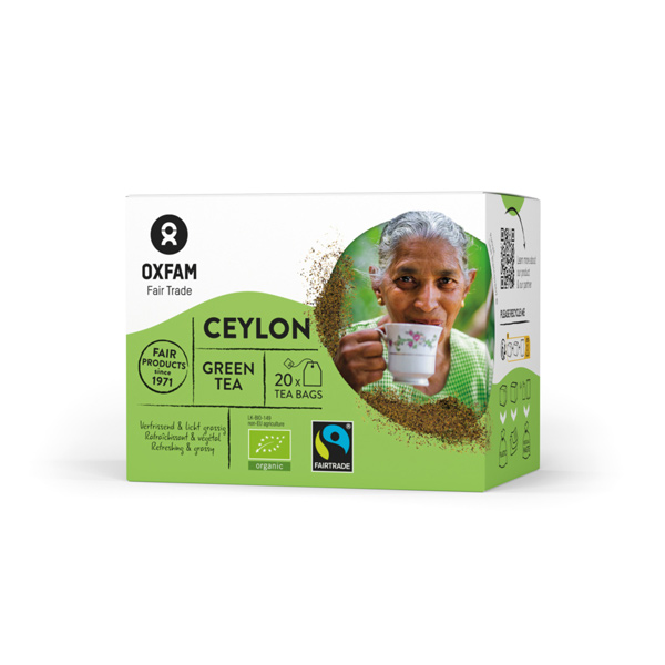 Thee green tea  Fairtrade BIO 20 builtjes