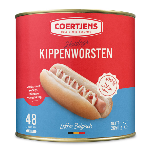Kippenworsten 48st 2,650kg