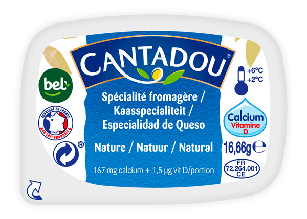 Cantadou natuur 23% 16,66gx54