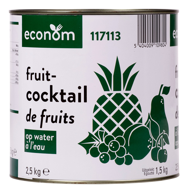 Fruitcocktail op water 2,5kg