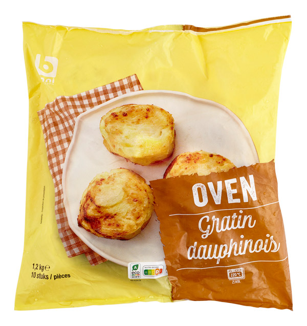 Gratin dauphinois en portions 10p. 1,2kg