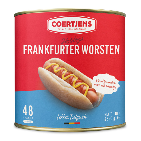 Frankfurterworsten 48st 1,92kg