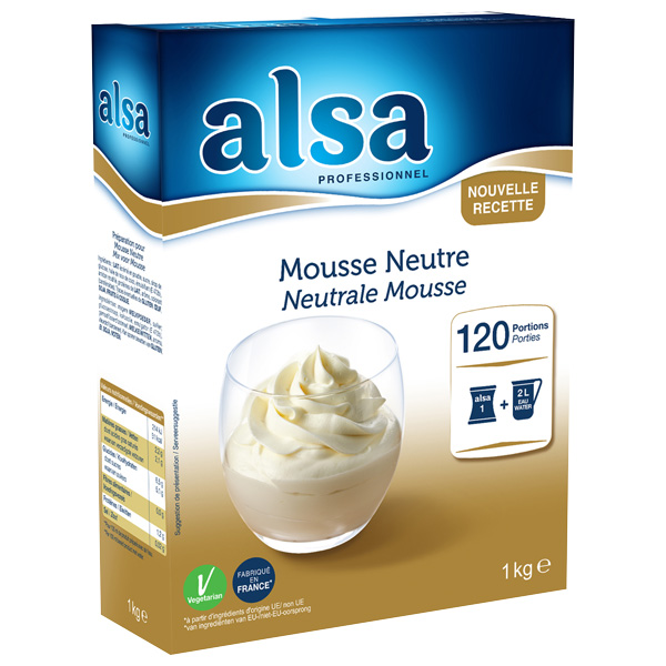 Mousse neutre (6,5L) 1kg