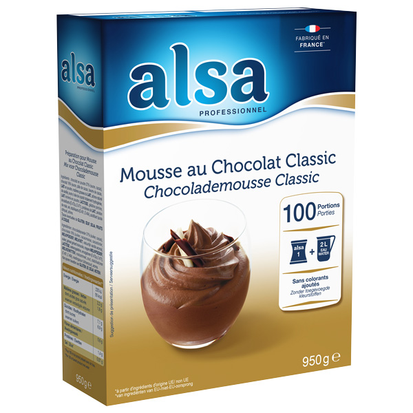 Mousse chocolade classic (100p)950g