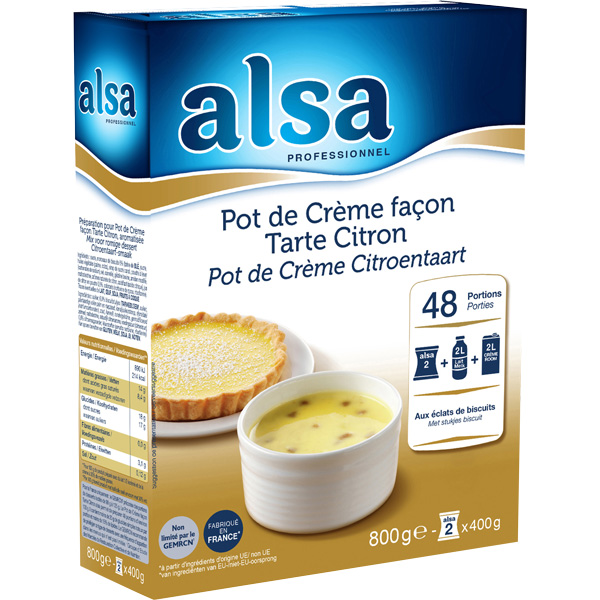 Pot de crème citroentaart (48p) 800g