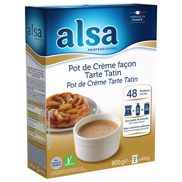Pot de crème tarte tatin (48p) 800g