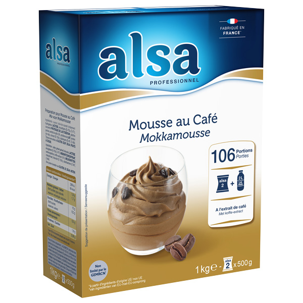 Mousse mokka (106p) 500gx2