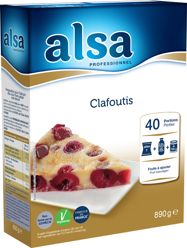 Clafoutis (40p) 890g