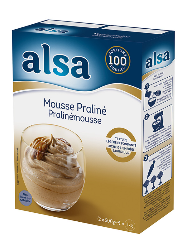 Mousse praliné (100p) 1kg