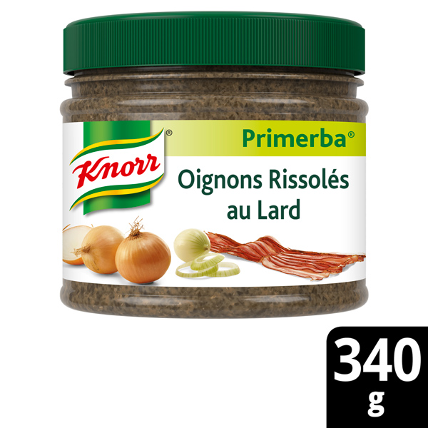 Oignons rissolés au lard Primerba 340g