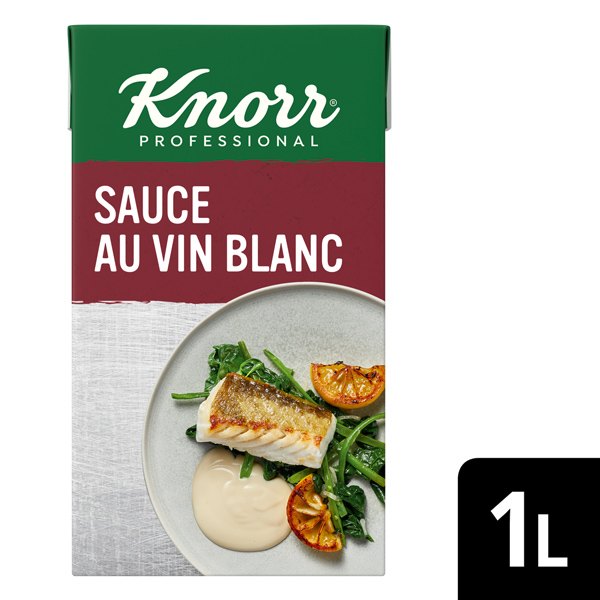 Sauce au vin blanc liquide 1L