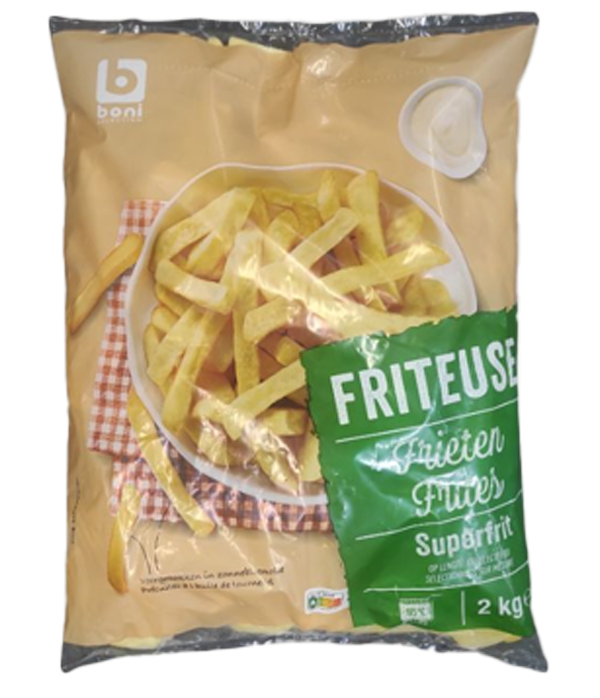 Frites superfrit précuites 14mm 2kg