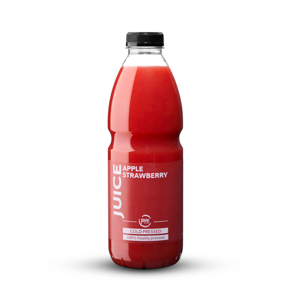 Jus de pomme-fraise 1L