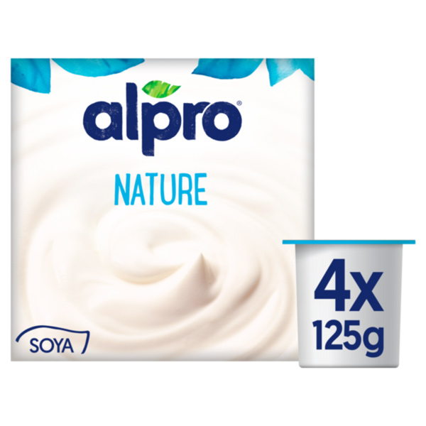 Soja natuur met yoghurtfermenten 125gx4