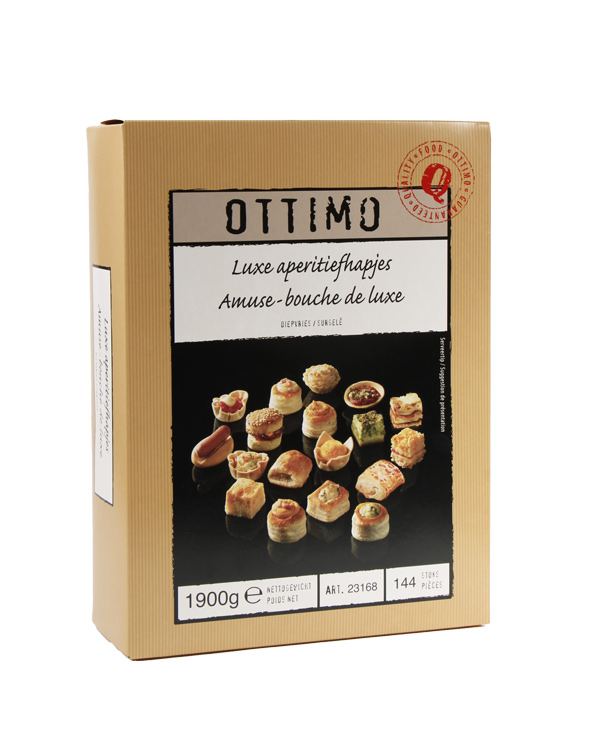 Aperitiefhapjes (144st) 1,908kg