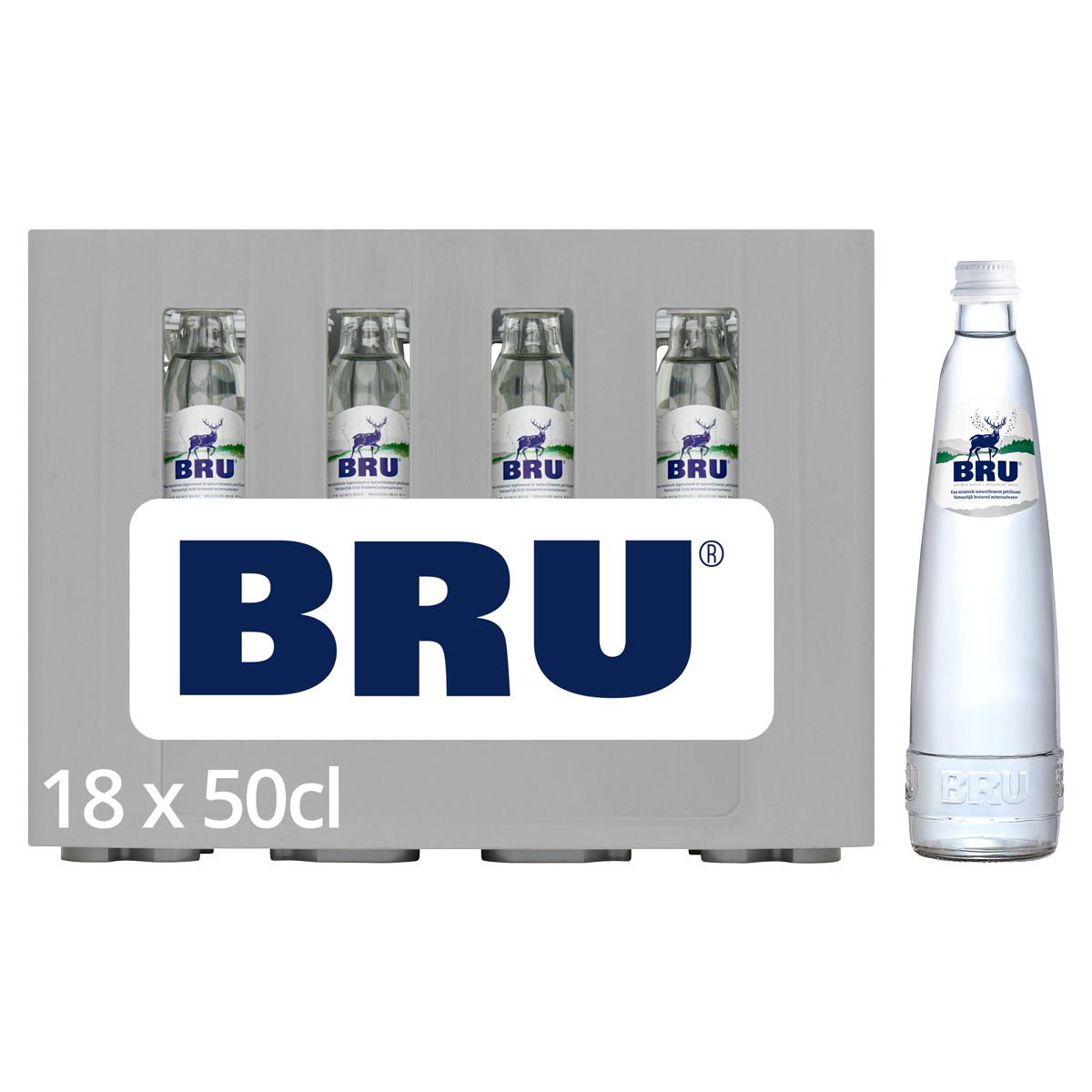 Eau minérale légèrement pétillante VC 50clx18