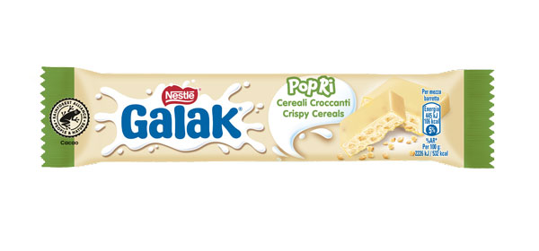 Witte chocolade Galak Popri 40g
