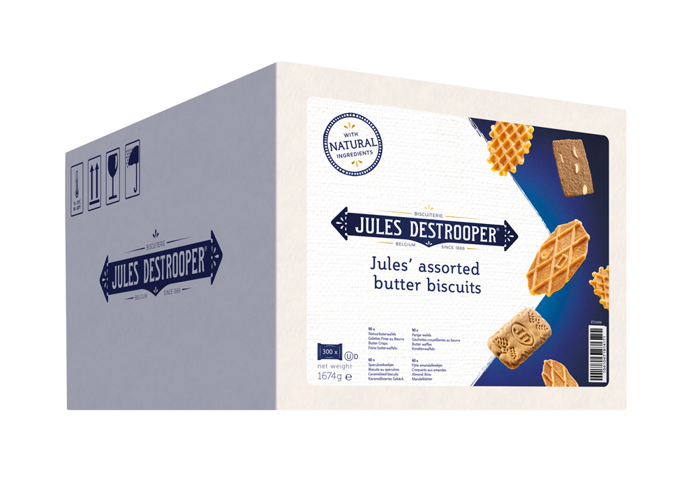 Butter biscuits ind.assortiment 300st 1,6kg