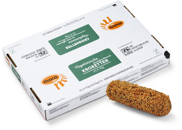 Vegetarische kroket draadjesvleesch 75gx21