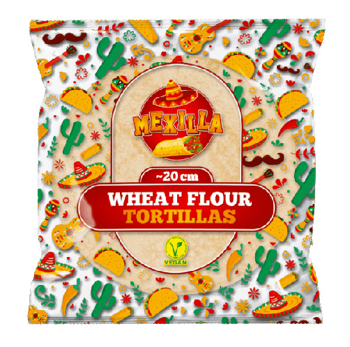 Tarwetortilla's 20cm 8st 320g