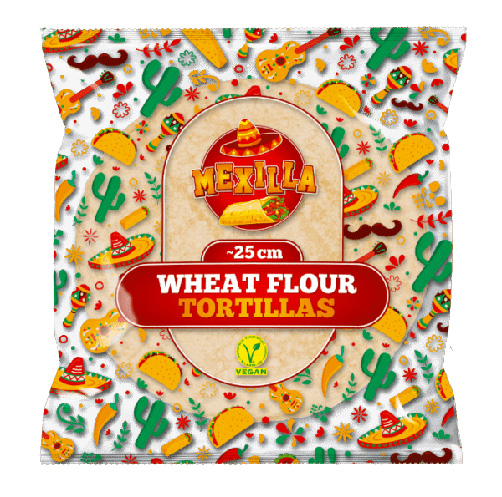 Tarwetortilla's 25cm 8st 480g