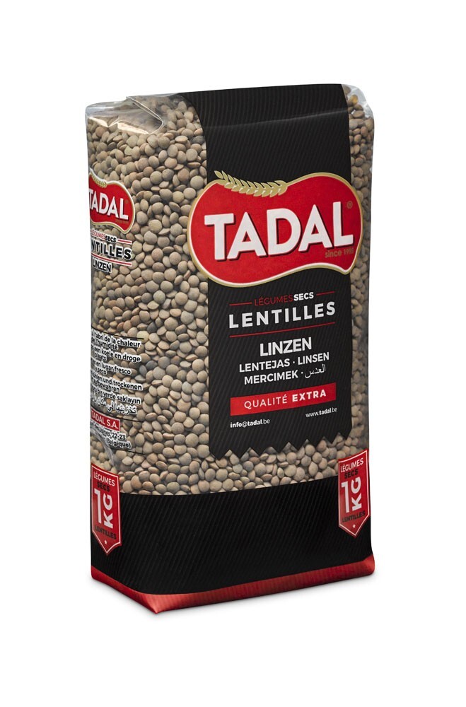 Bruine linzen 1kg