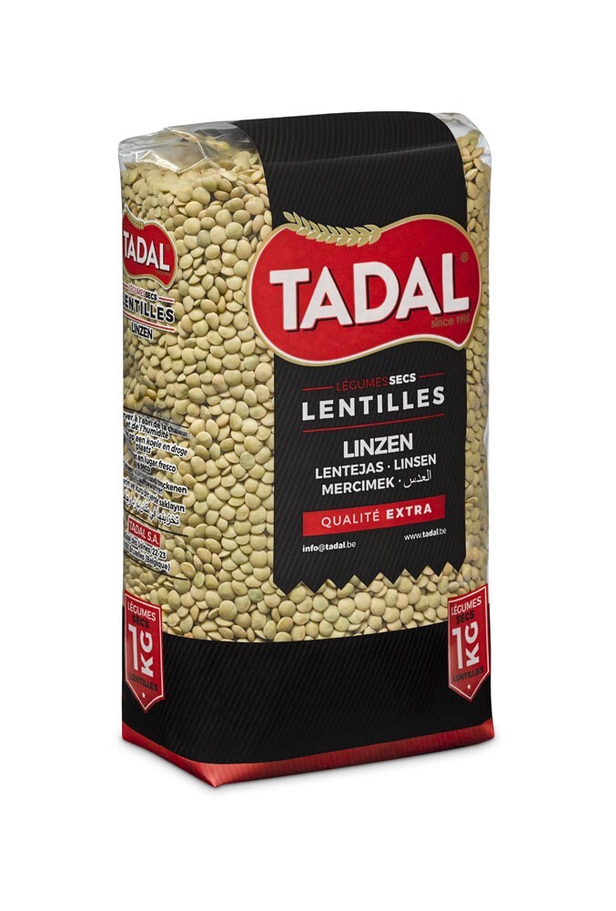 Groene linzen 3mm 1kg