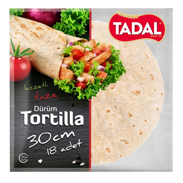 Tortillas dürüm 30cm 18st 1,44kg
