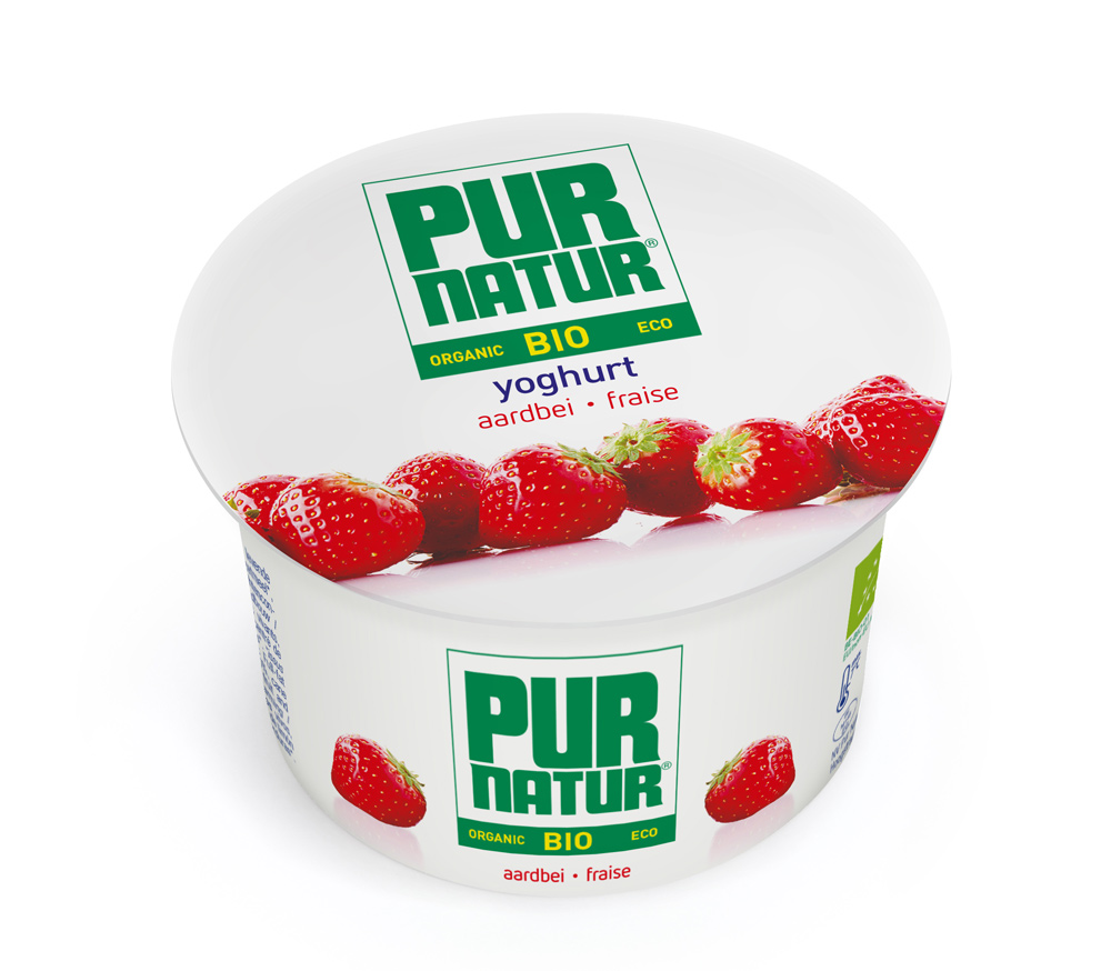 Yoghurt aardbei BIO 100g
