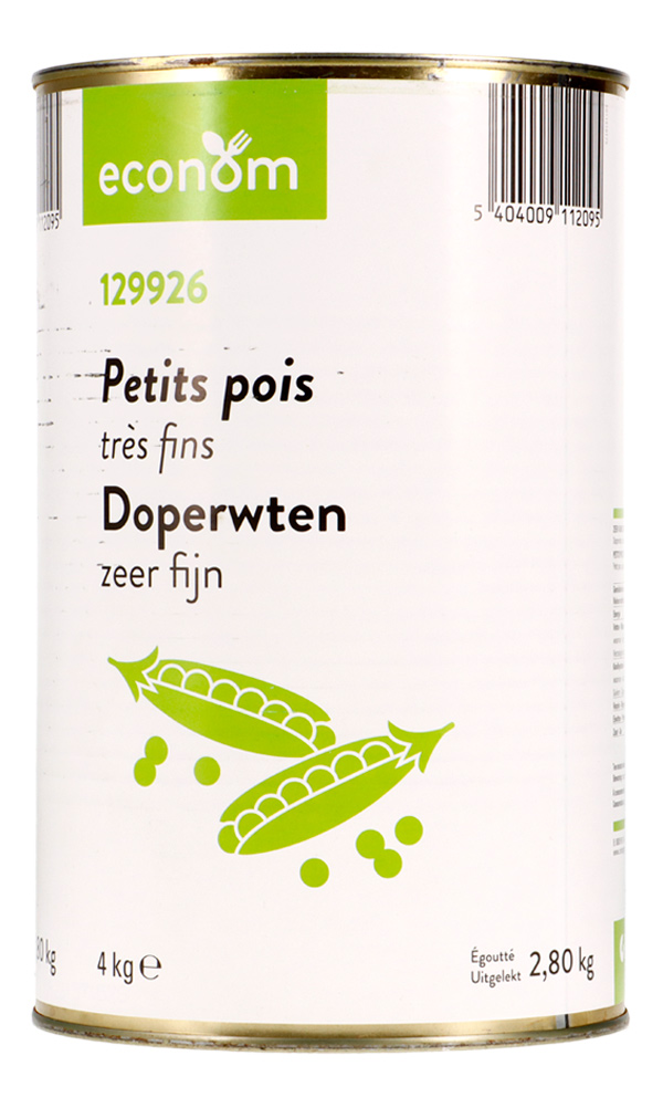 Doperwten zeer fijn 4kg