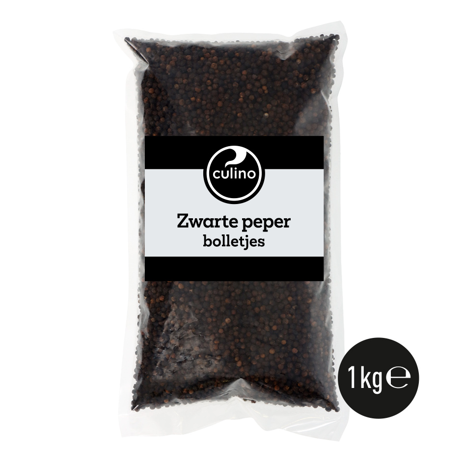 Zwarte peperbolletjes 1kg