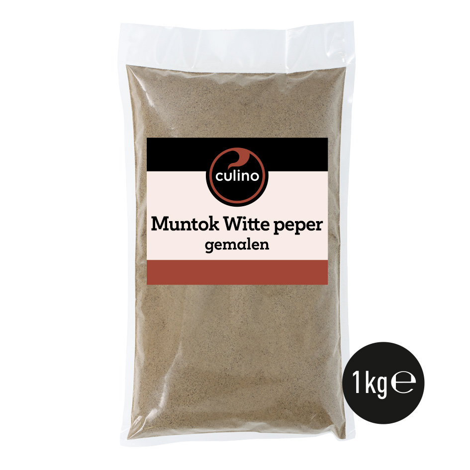 Muntok witte peper gemalen 1kg