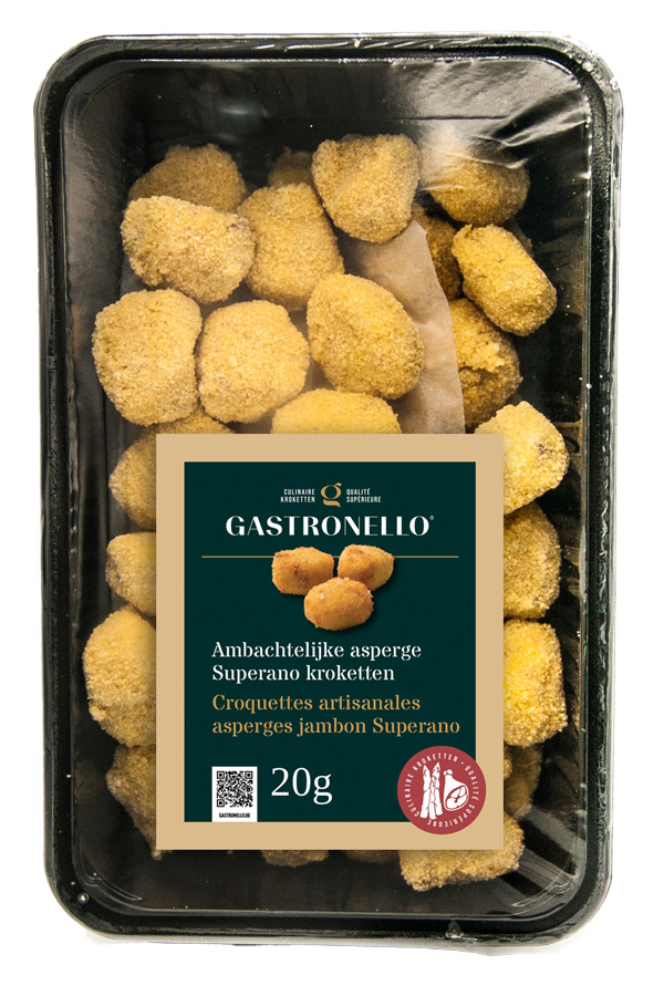 Ambachtelijke asperge-Superano kroketten 20gx60