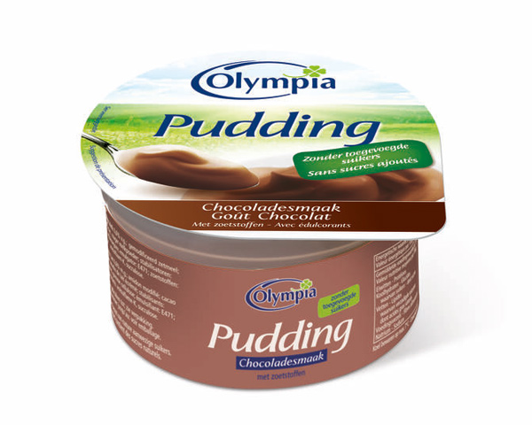 Pudding chocoladesmaak zoetstoffen 100g
