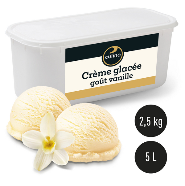 Crème glacée vanille 5L