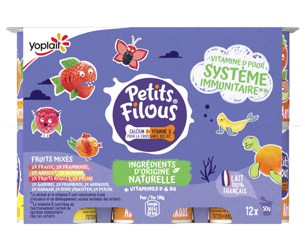 Petits filous gemengd fruit 50gx12