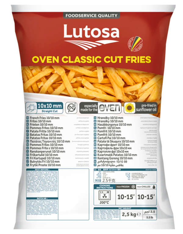 Frites au four 10mm 2,5kg