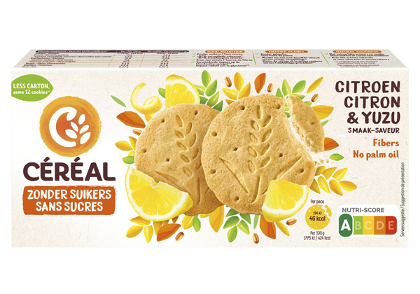 Koekjes citroen - yuzu  suikervrij 44gx3