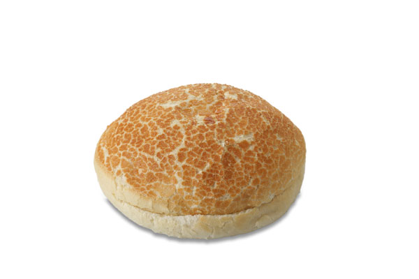 Hamburgerbun tijger voorgesneden 12cm 95gx24