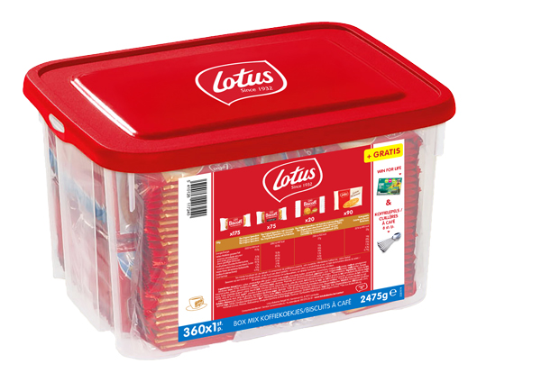 Koffiekoekjes mix 360st + koffielepels gratis