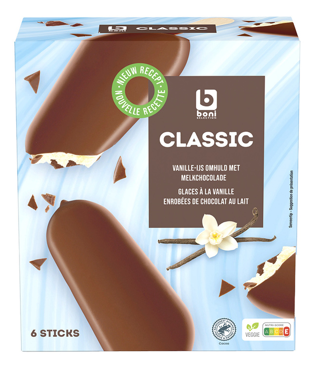 Ijsje vanille-melkchocolade 100mlx6